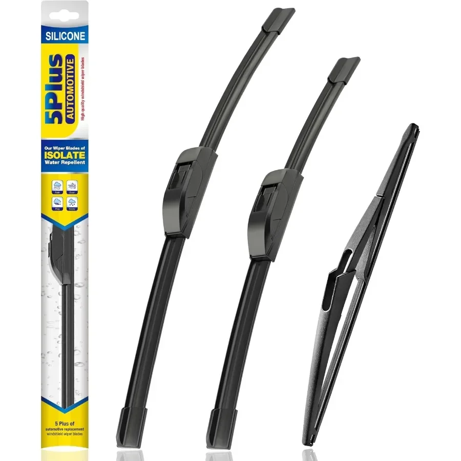 

Silicone Windshield Wipers Replacement for 20182024 Nissan Kicks Wiper Blades Set of 3 Automotive Replacement Windshield Wiper