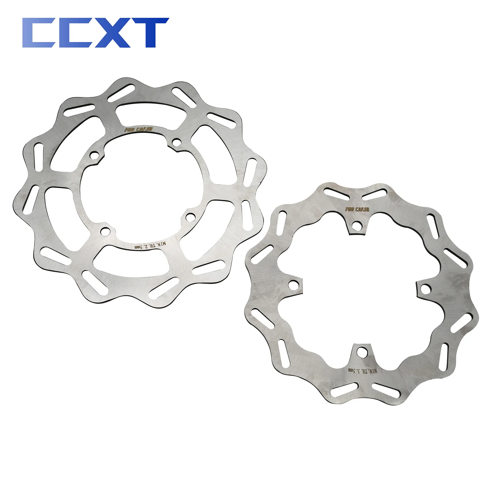 Motorcycles 240mm 270mm Front Rear Brake Disc Rotor For Kawasaki KX 125 250 250F 450F KLX 450R 2006-2021 Motocross Accessories