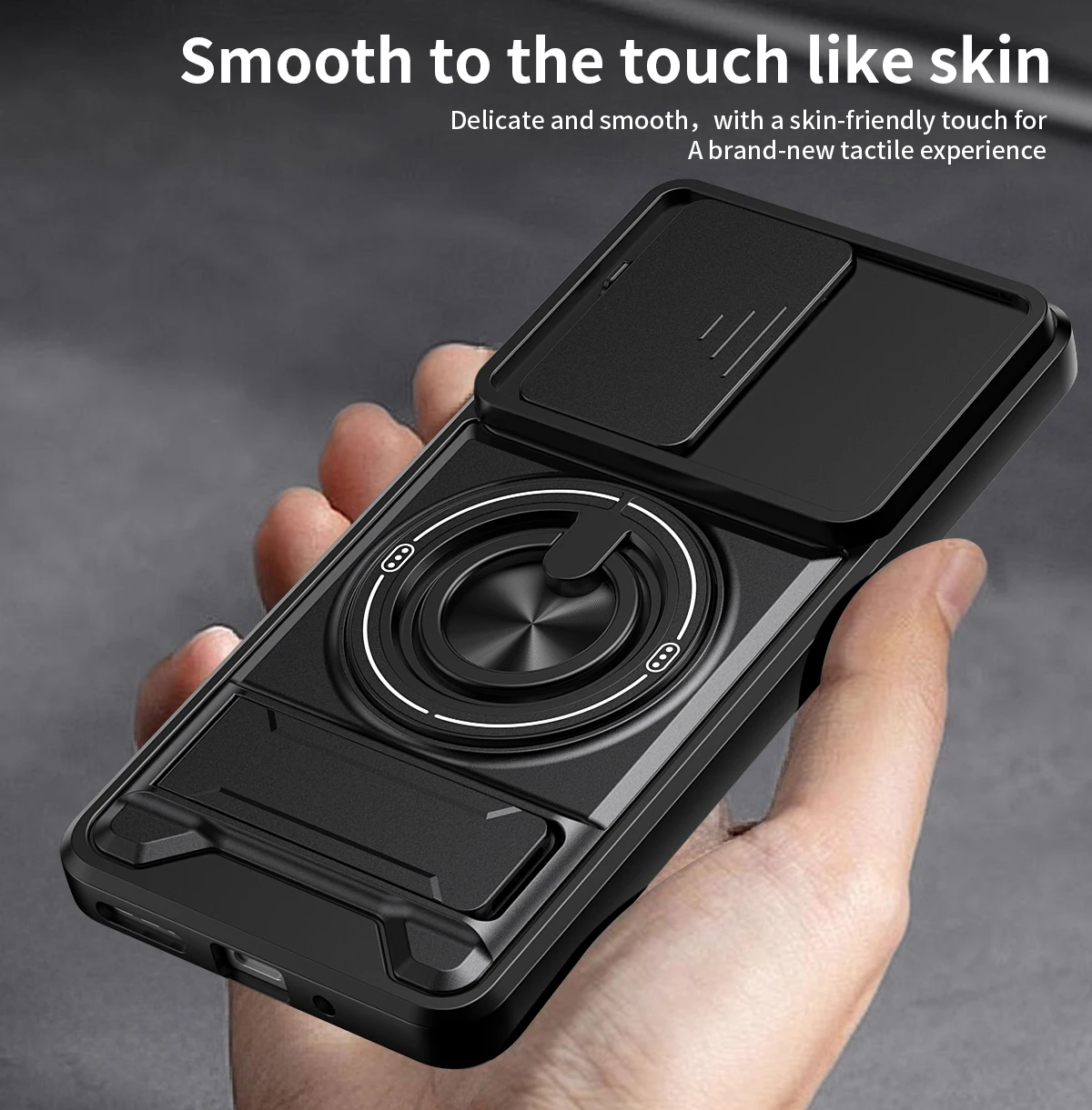 Für Motorola G86 Hülle Moto G86 Power Cover Moto G56 Hüllen Magsafe Magnetische Klapphalterung Militärische Panzerung Kameraschutz-Abdeckung – Detail 8