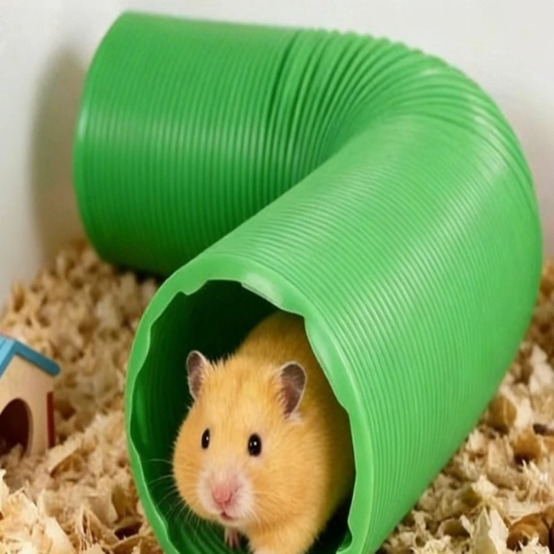 Small Pet Tunnel Toy Expandable Pipeline Fun Channel Plaything For Hamster Small Animal Cage Activity Supply