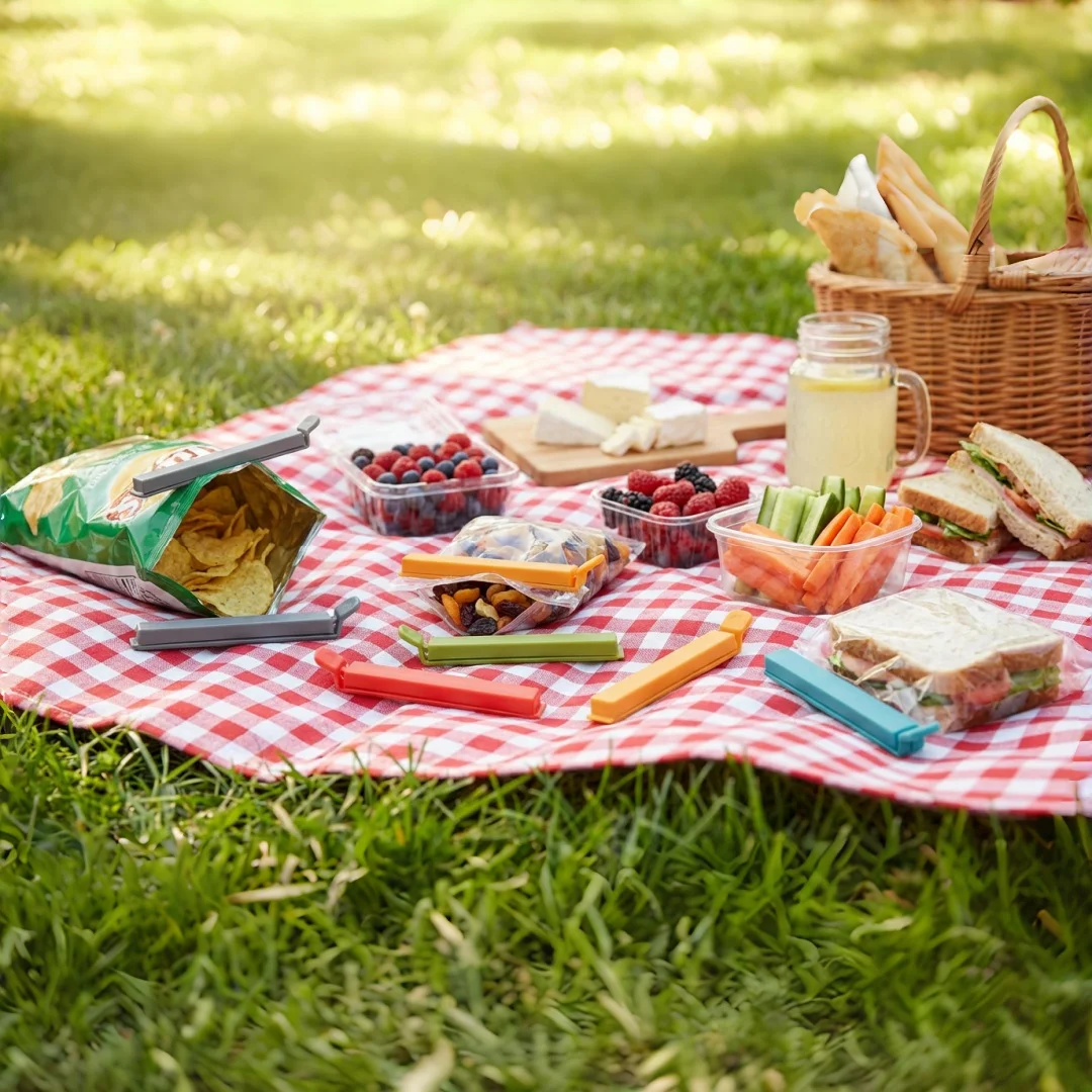 5pcs Multicolor Food Clips - Food Bag Sealing Clips Kitchen Leak-Proof Freshness Home Snack Moisture-Proof Essential Tool