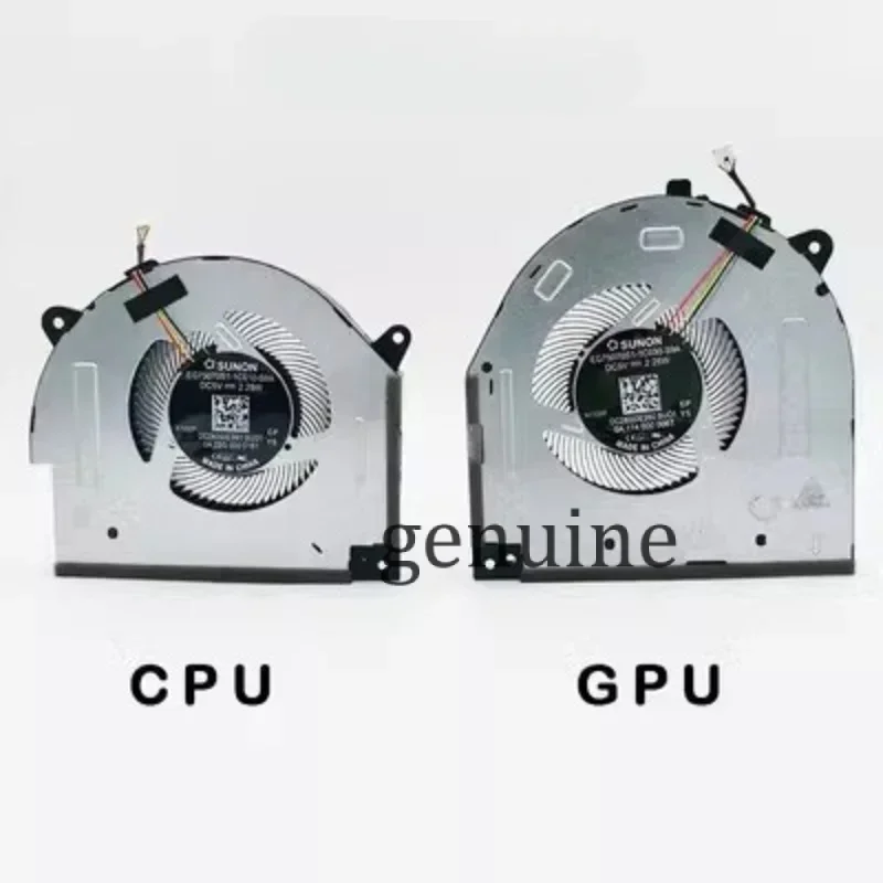 New CPU cooling Fan & GPU Fan For Lenovo Legion Y7000-2019  Y540-15IRH 5F10S13886