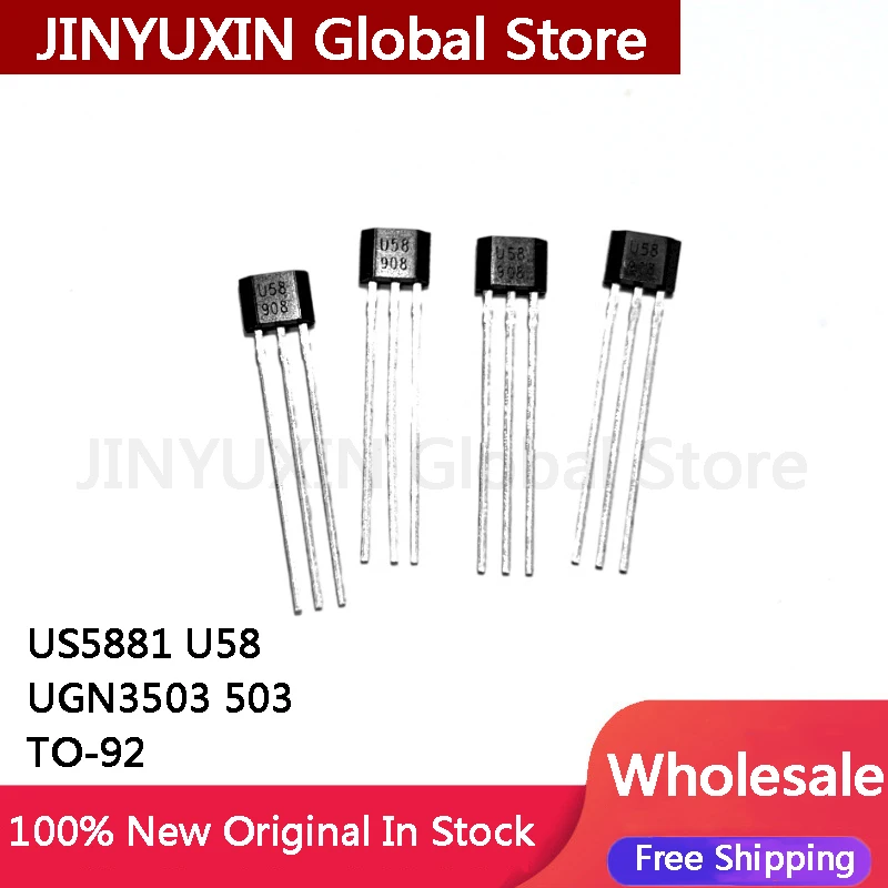 10Pcs US5881 U58 UGN3503 503 TO-92 IC Chip In Stock Wholesale