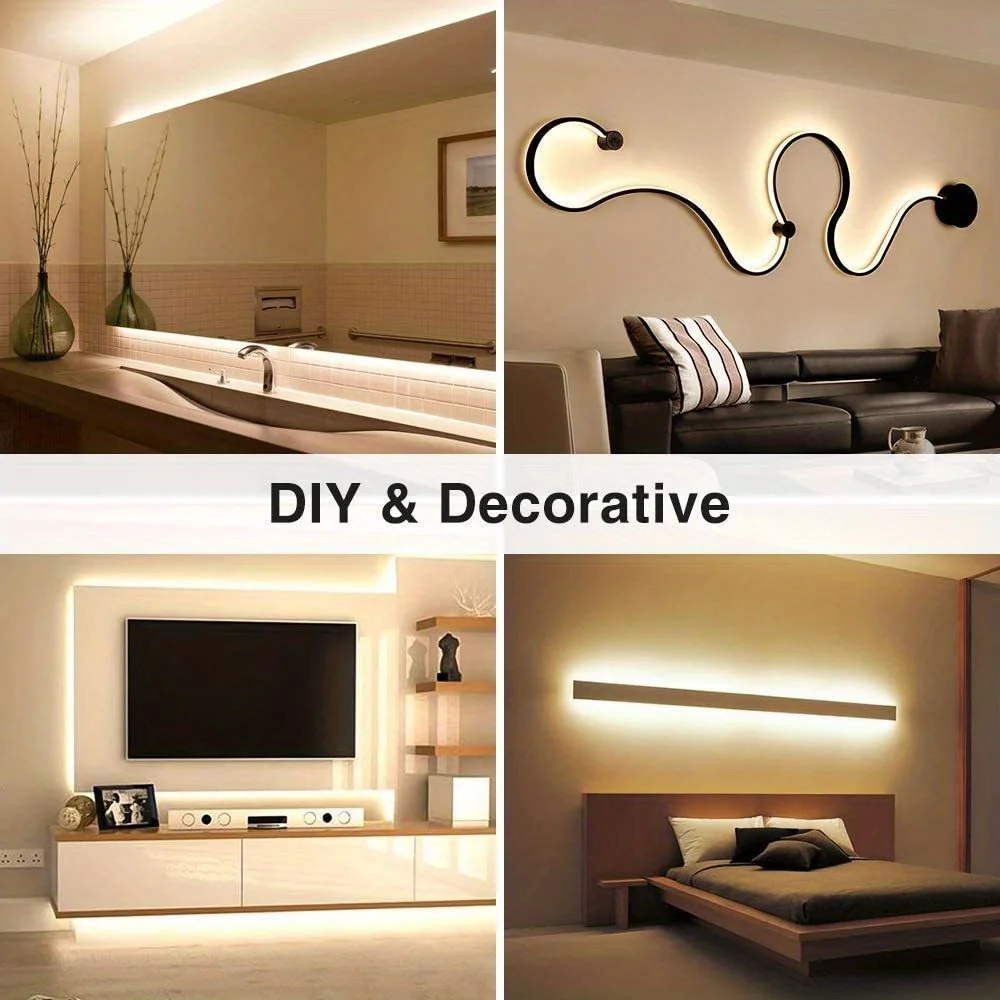 USB 5V LED Neon Light Strip Touch Sensor IP68 Dimmable Silicone Neon Sign Tape Flexible Lamp For Backlight Computer TV DIY Decor