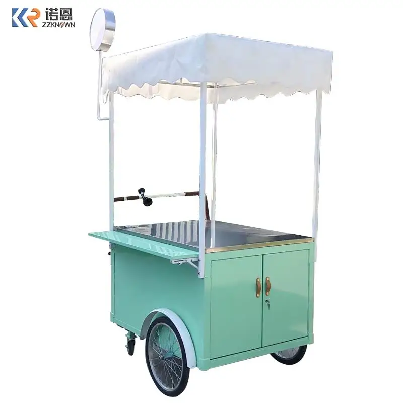 Ice Cream Vending Truck  Customized Prosky Mobile Mini Street  Food Stall Cart For Thailand