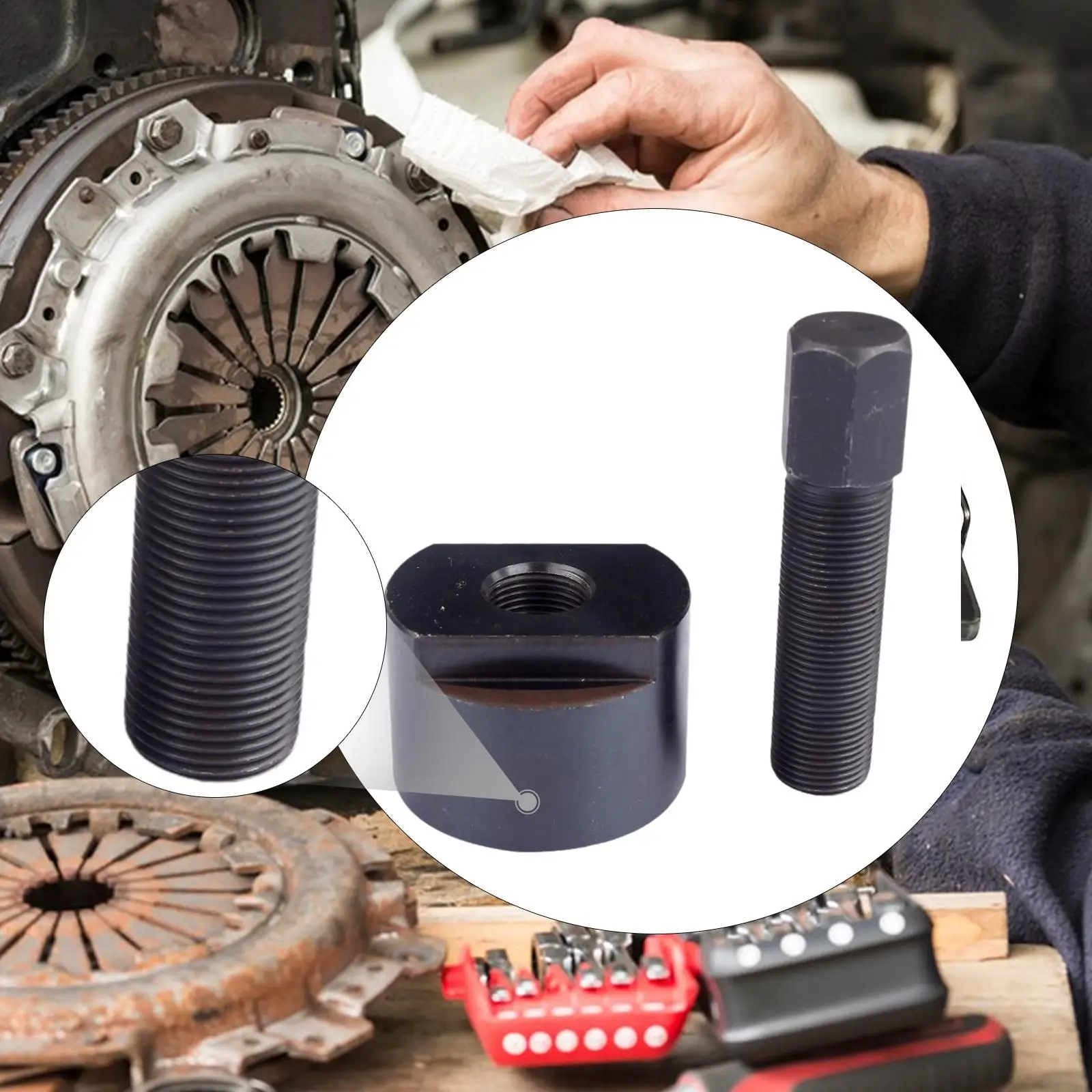 

Flywheel Remover Repair Tool 50mmx1.5mm Sturdy Metal Impact Resistant for Polaris RZR 900XP 2011 2014