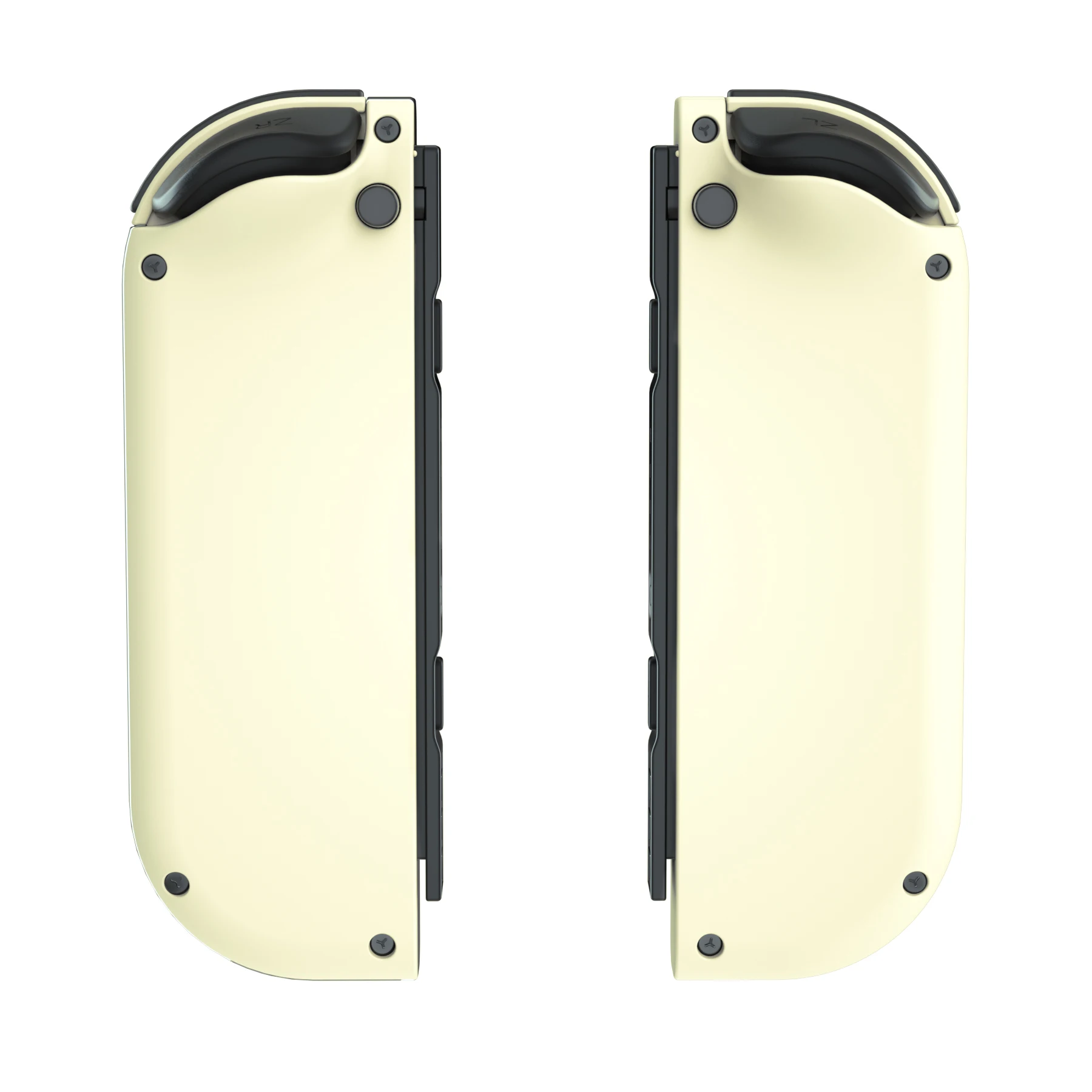 Extremerate Licht Crème Soft Touch Controller Behuizing Shell Cover Met Kleurrijke Knoppen Voor Ns Schakelaar Joycon & Oled