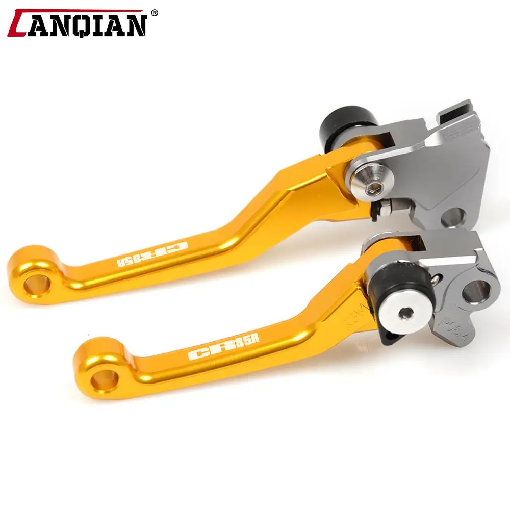 DirtBike CNC Aluminum Pivot Brake Clutch Levers Motorcycle Pivot Lever For HONDA CR85R CR 85R CR85 R CR 85 R 1998-2007 1999 2000