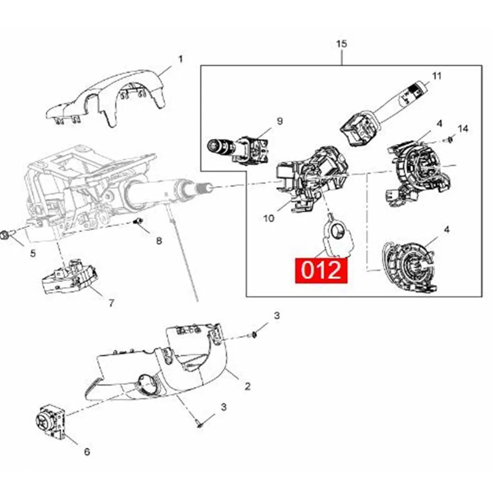 

Датчик положения рулевого механизма WXZOS для Cadillac XTS (EG4) 2013-2018