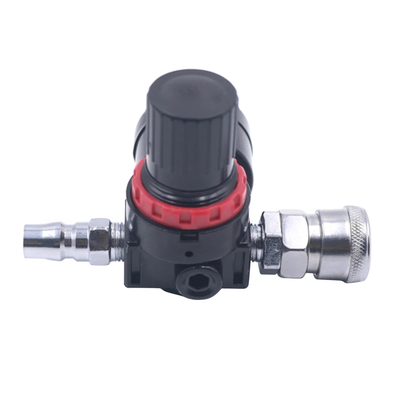 Air Pressure Regulator 1/4” Paint Guns Pressure Regulator Pressure Easy to Install and Maintain Pneumatic Tools