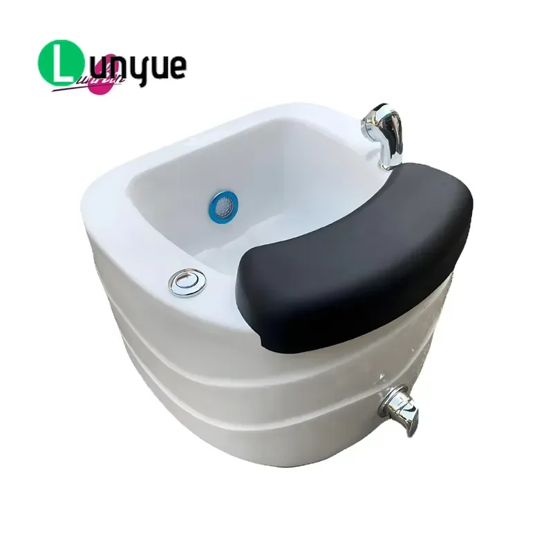 Professional Acrylic Deep Foot Bath Spa Basin for Foot Therapy Massage Nail and Home Use Durable Soaking Tub