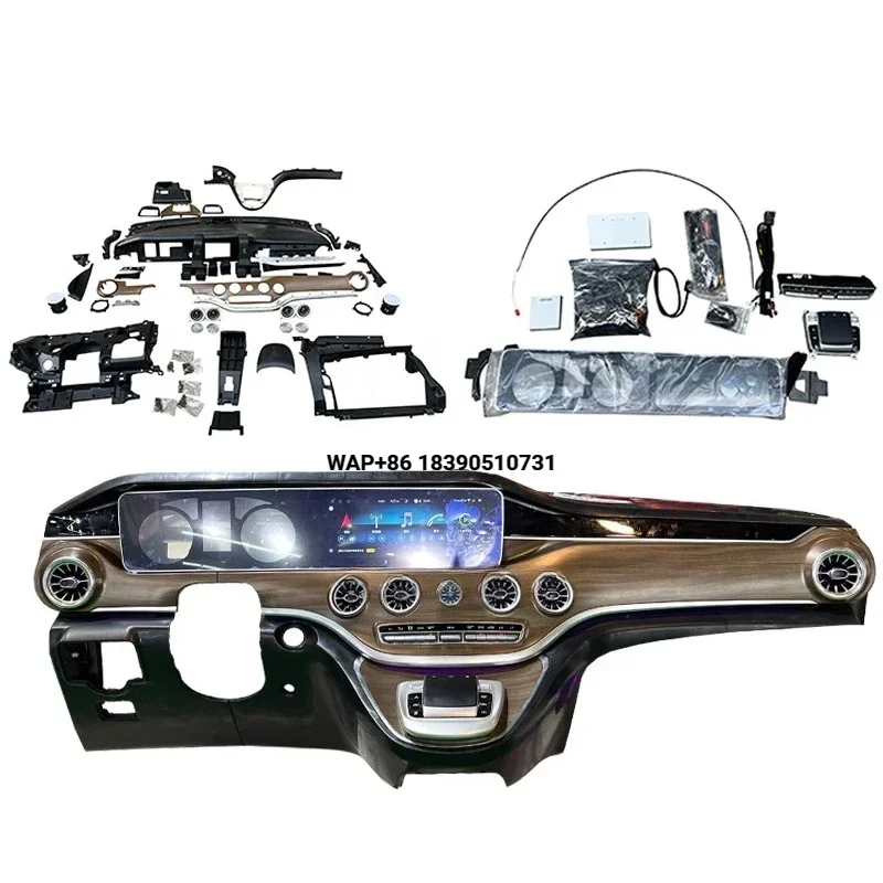Atualizar auto tuning bodykit veículo console central painel para vito v w447 2016-2022 acessórios interiores do carro