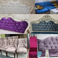 1/3/5M 22colors Stretch Velvet Fabric Diamond Luster Cloth Soft Upholstery Textiles Diy Velour For Sofa Curtain Background 4