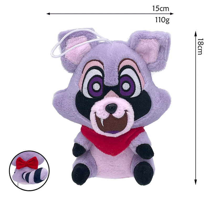 Indigo Park Rambly Plush Toys Stuffed Anime Raccoon Soft Plush Children Doll Toy