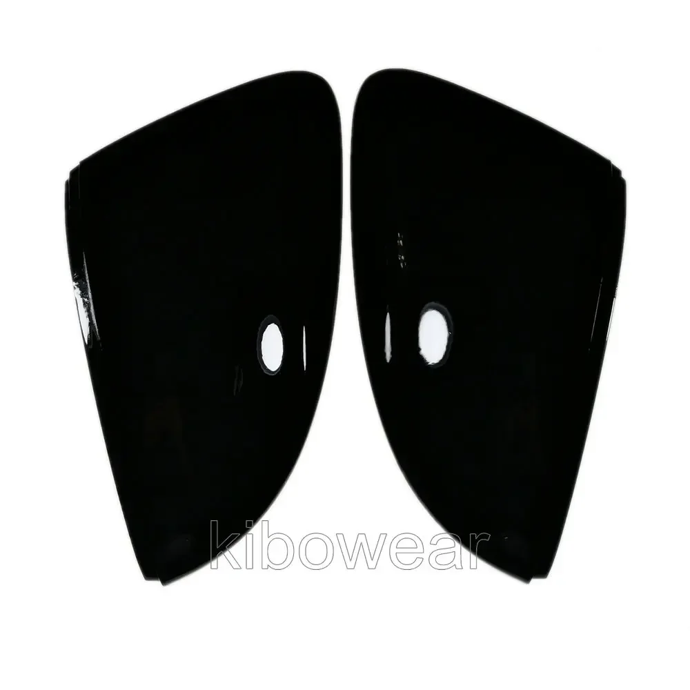 Black Side Wing Mirror Caps Cover for VW Nivus T-cross 2020 2021 2022 T-roc Troc Replace for Skoda Octavia III 2014 2019