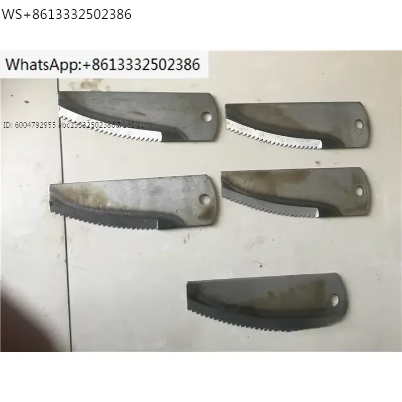 Harvester 60, 70, 82, 85 crushing blade, grass blade, high-quality manganese steel double-sided thickened cutting blade
