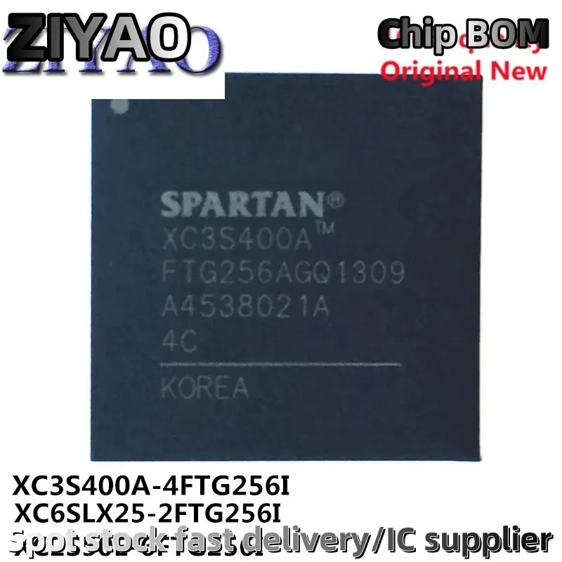 

5PCS XC3S400A-4FTG256I BGA-256Brand XC2S50E-6FTG256I XC2S50E XC6SLX25-2FTG256I New Original Authentic IC Chip