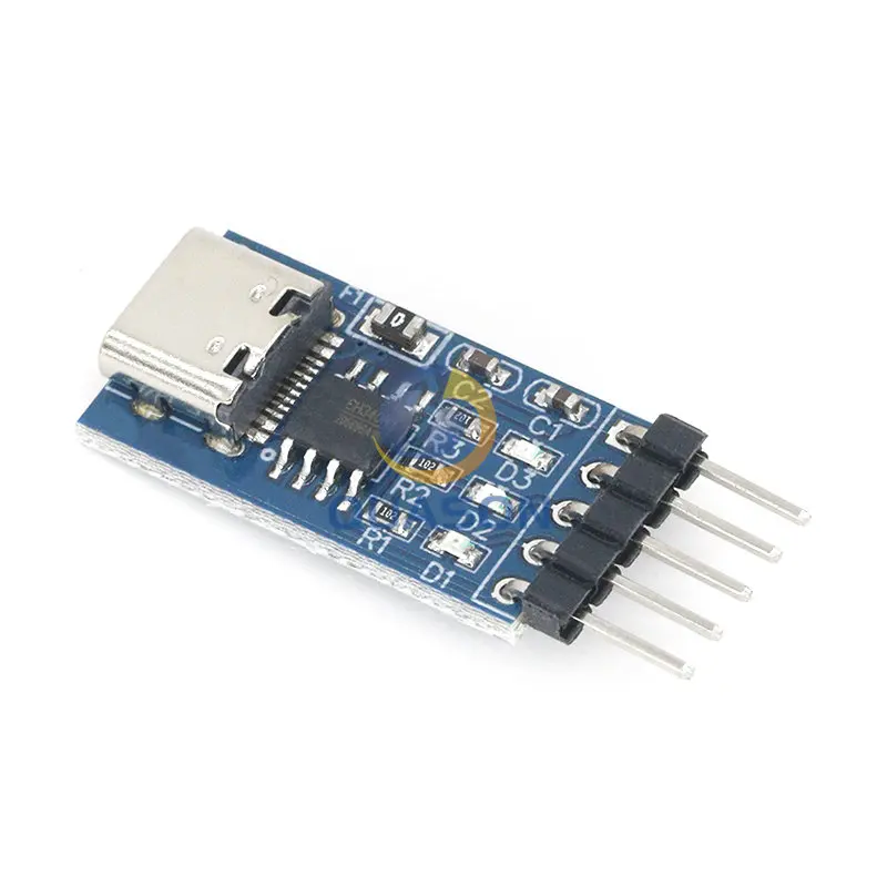 Tipe C USB untuk TTL Serial Port Ch340n Modul Upgrade MCU Download Sikat Line