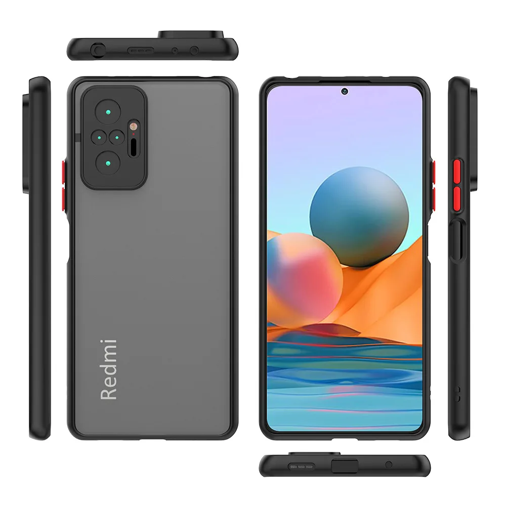 Armor Drop Protection Case for Xiaomi Redmi Note 10 Pro 10S 11 11s 12s 12 Pro Plus 5G Bumper Redmi 10 10A 10C Cover Fundas