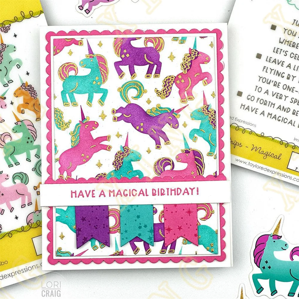 Mini Strips - Magical New Metal Cutting Dies Stamps Stencil for Scrapbook Diary Decoration Embossing Template DIY Greeting Card
