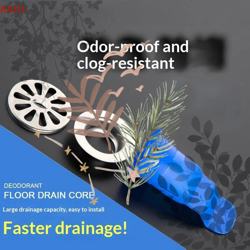 Silicone Floor Drain Anti-Odor Stopper, Hair Catcher Strainer for Bathroom, Kitchen and Sink Sewer Pipes