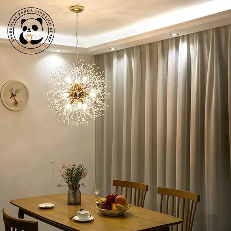 Nordic Modern Pendant Lights Designer Creative Dandelion Lampshade Dining Room Bedroom Kitchen Woonkamer LED Ceiling Chandelier