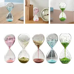 Hourglass Timer Entertainment Desktop Ornament Yoga Timer Glitter Glass Sand