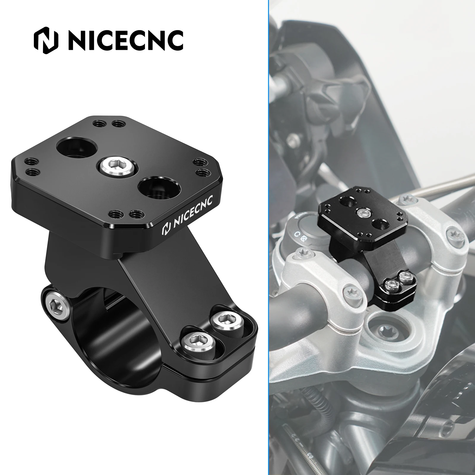 

Motorcycle 1-1/4" Handlebar GPS Navigator Holder AMPS Mount Bracket for BMW R1200GS R1250GS/Adventure R1200 GS GSA R1250 GS GSA