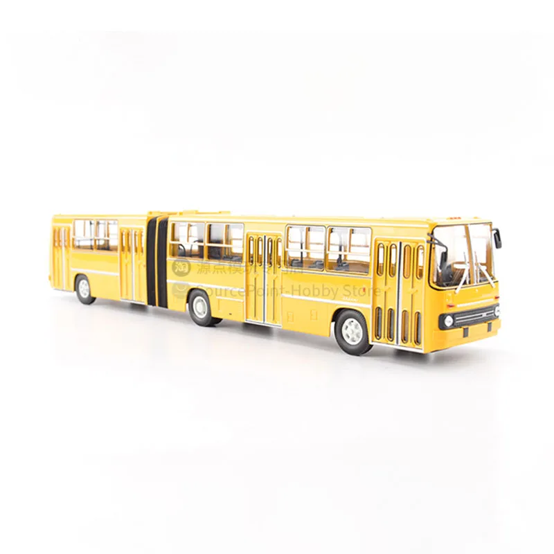 1:43 Scale Diecast Alloy Ikarus-280.33 Hungarian Articulated City Bus Toys Cars Model Classic Adult Souvenir Gift Static Display