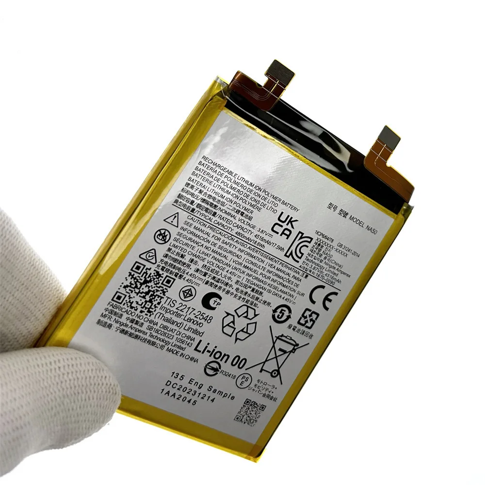 100% Genuine 4800mAh 3.87V Replacement NA50 Battery For Motorola Moto Edge 30 Pro 5G XT2201-1 Replacement Batteries Batteria