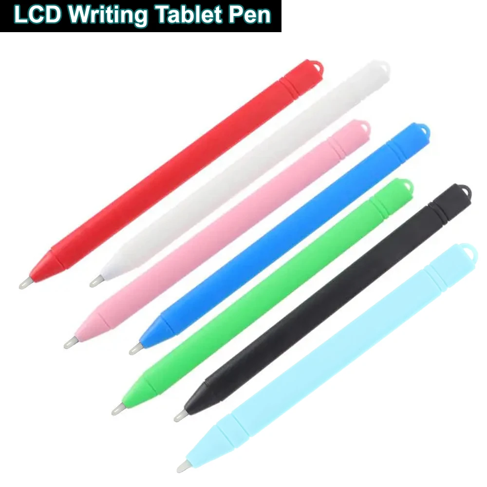 Penna per tablet da scrittura LCD - Penna da disegno con stilo di ricambio a 7 colori per tavoletta da disegno LCD Tavoletta da disegno Tavoletta da disegno Doodle Board