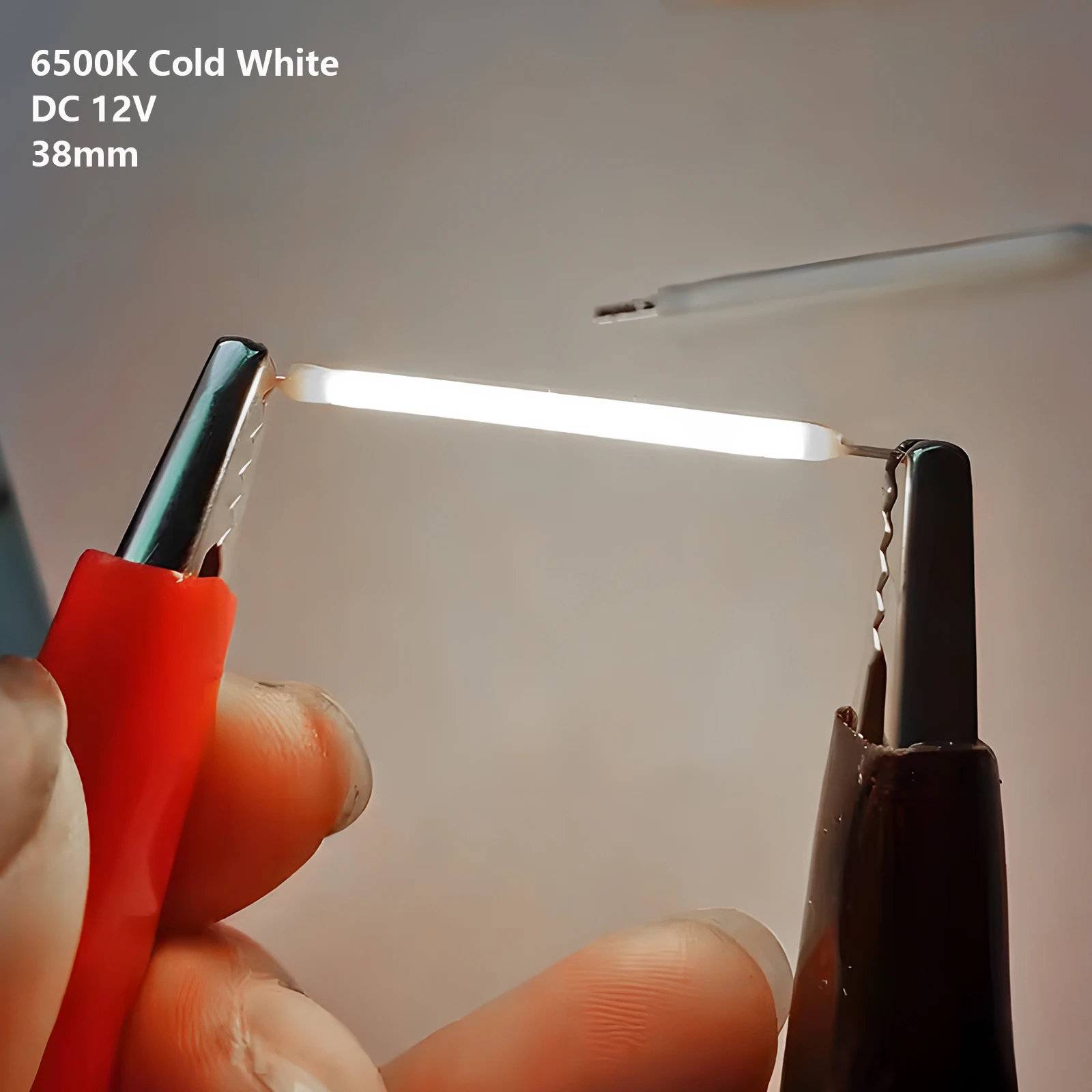 5 Stück DC 3V 12V 2200/68mm Cob LED Filament k weiß blau rot rosa Edison Lampe Teile Lampe Glühlampen