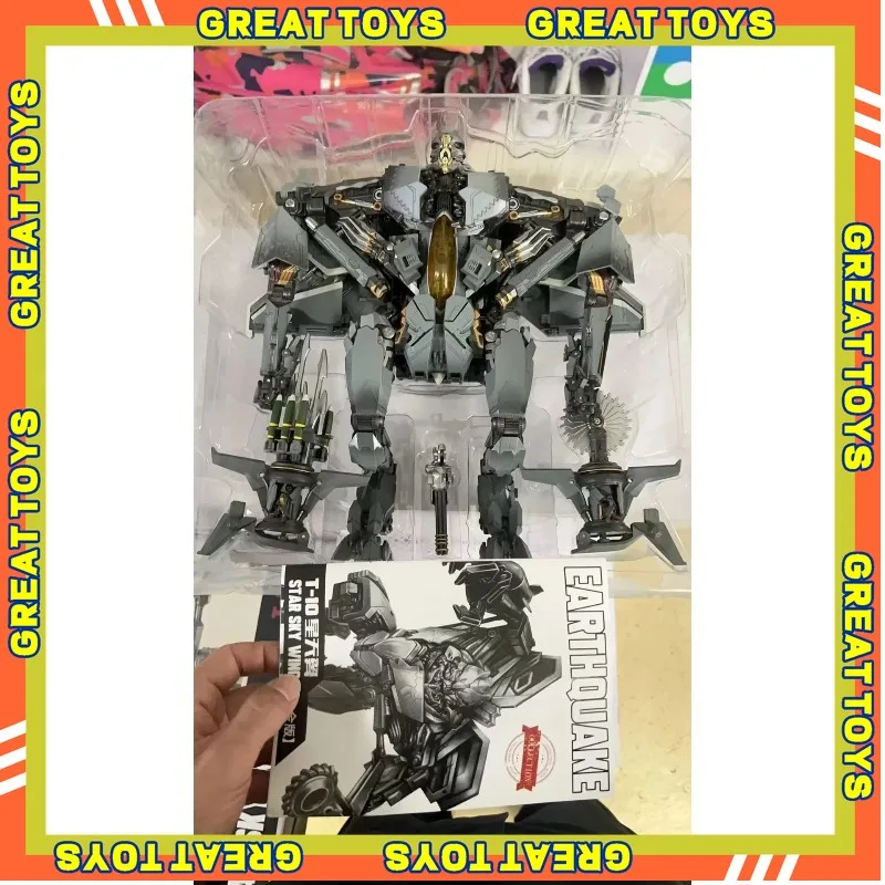 

In Stock Transformation T10 T-10 Oversized Masterpiece Starscream 34CM Movie Version Action Figure KO Robot Toy Gifts