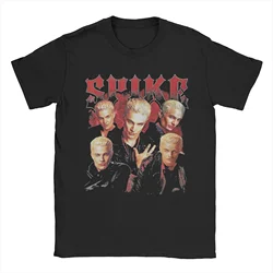 Buffys The Vampires Slayers Spike T Shirts For Women Novelty T-Shirt Round Collar  Tees Short Sleeve Tops Graphic