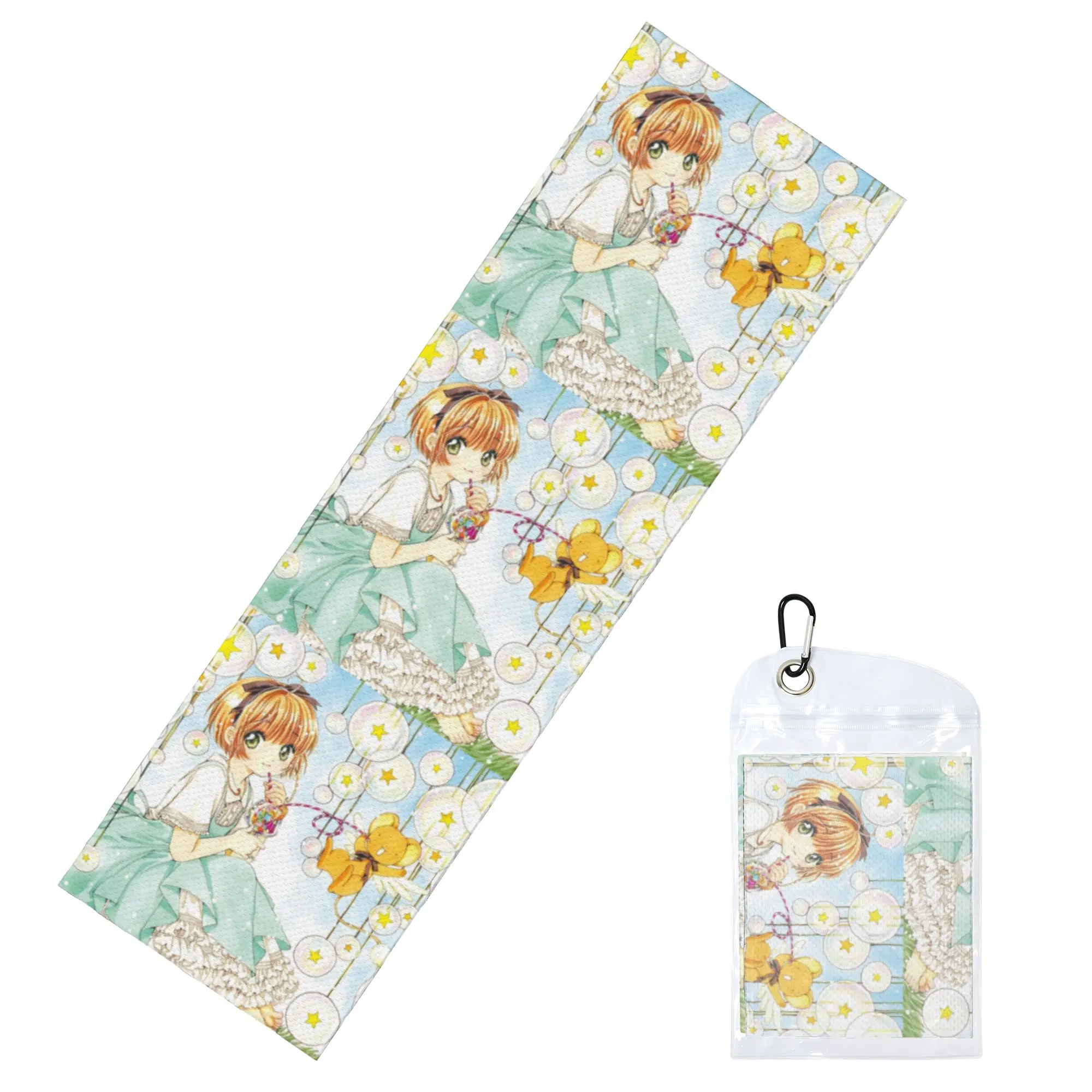 Sakura Magical Girl Comics Cardcaptor Cold Exercise Towel  Yoga And Fitness Running Outdoor Activities Travelling Camping Towels