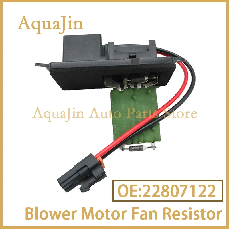 

22807122 Резистор двигателя вентилятора отопителя для Chevrolet Silverado 1500 2500 HD Suburban GMC Sierra 3500 Avalanche Yukon XL Auto OEM