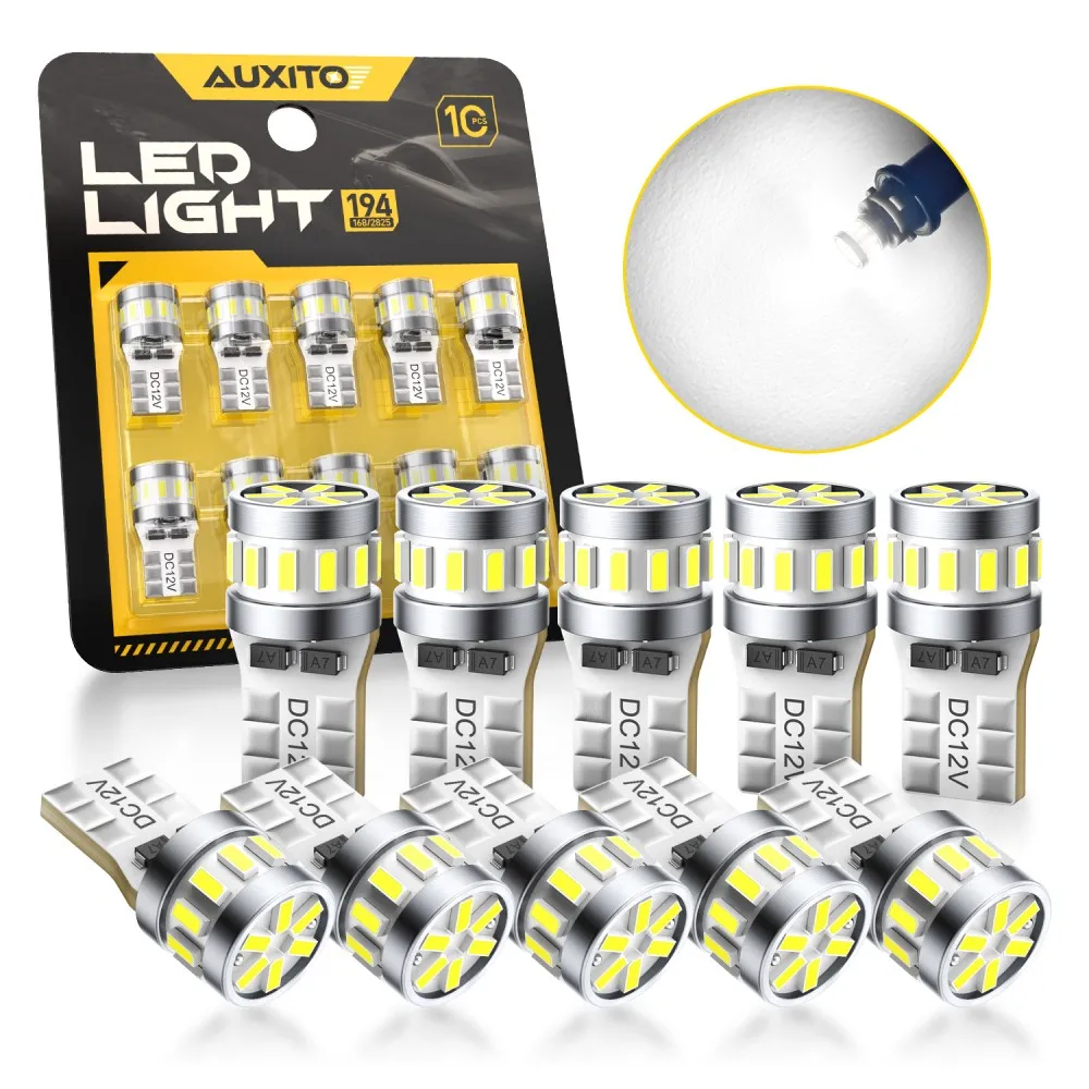 10Pcs Auxito T10 Le…