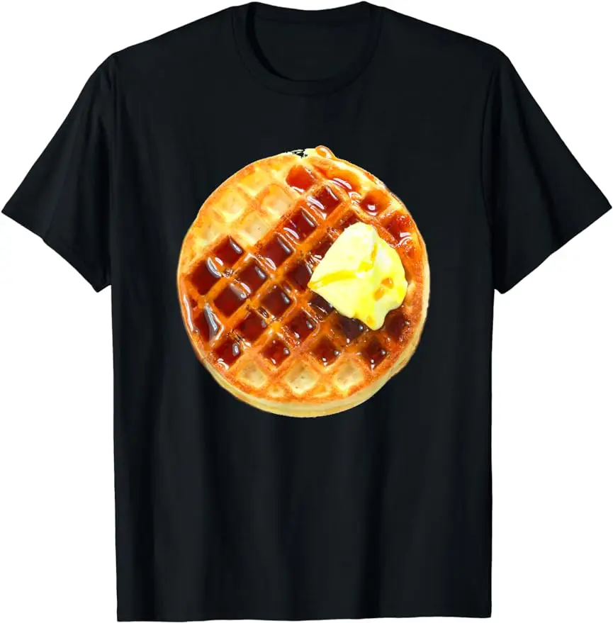 2024 Summer New Waffle Consumption Easy Last Minute Halloween Breakfast Dessert T-shirt