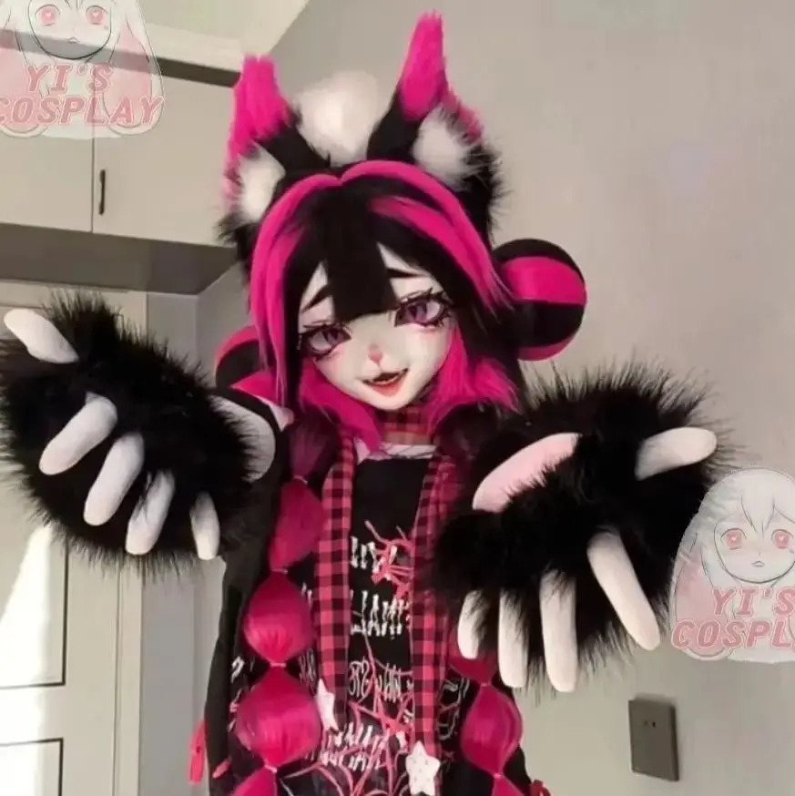 

Handmade Customized Fursuit Kemono Head Custom Fursuit head Furry Kigurumi Head Yis Cosplay Kemono Headsets Beast