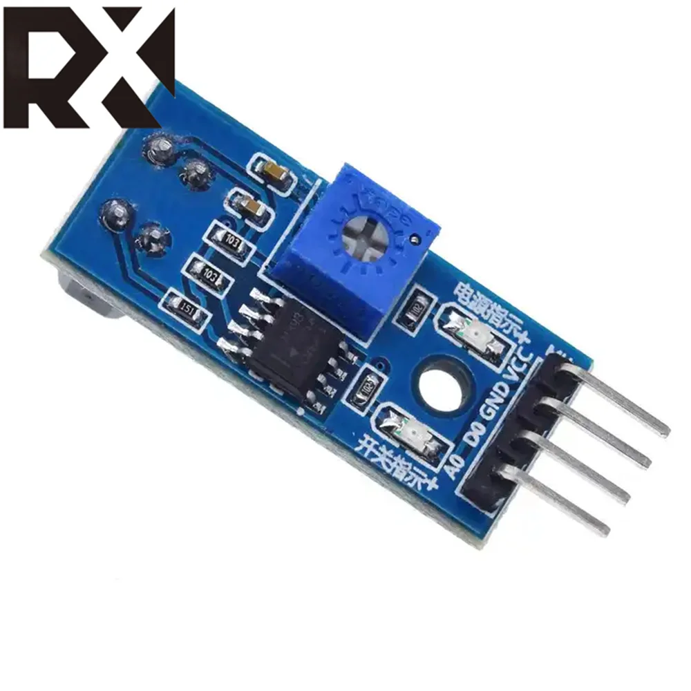 TCRT5000 Módulo Sensor Reflexivo Infravermelho, Interruptor fotoelétrico IR, Linha Barreira Track, Azul