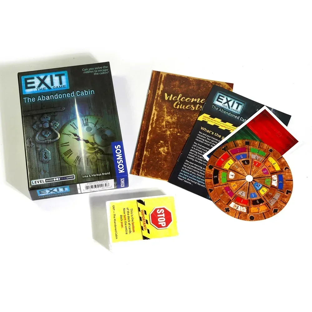 Board Games Escape Room Orient Express & Abandoned Cabin Christmas Halloween Thanksgiving gifts