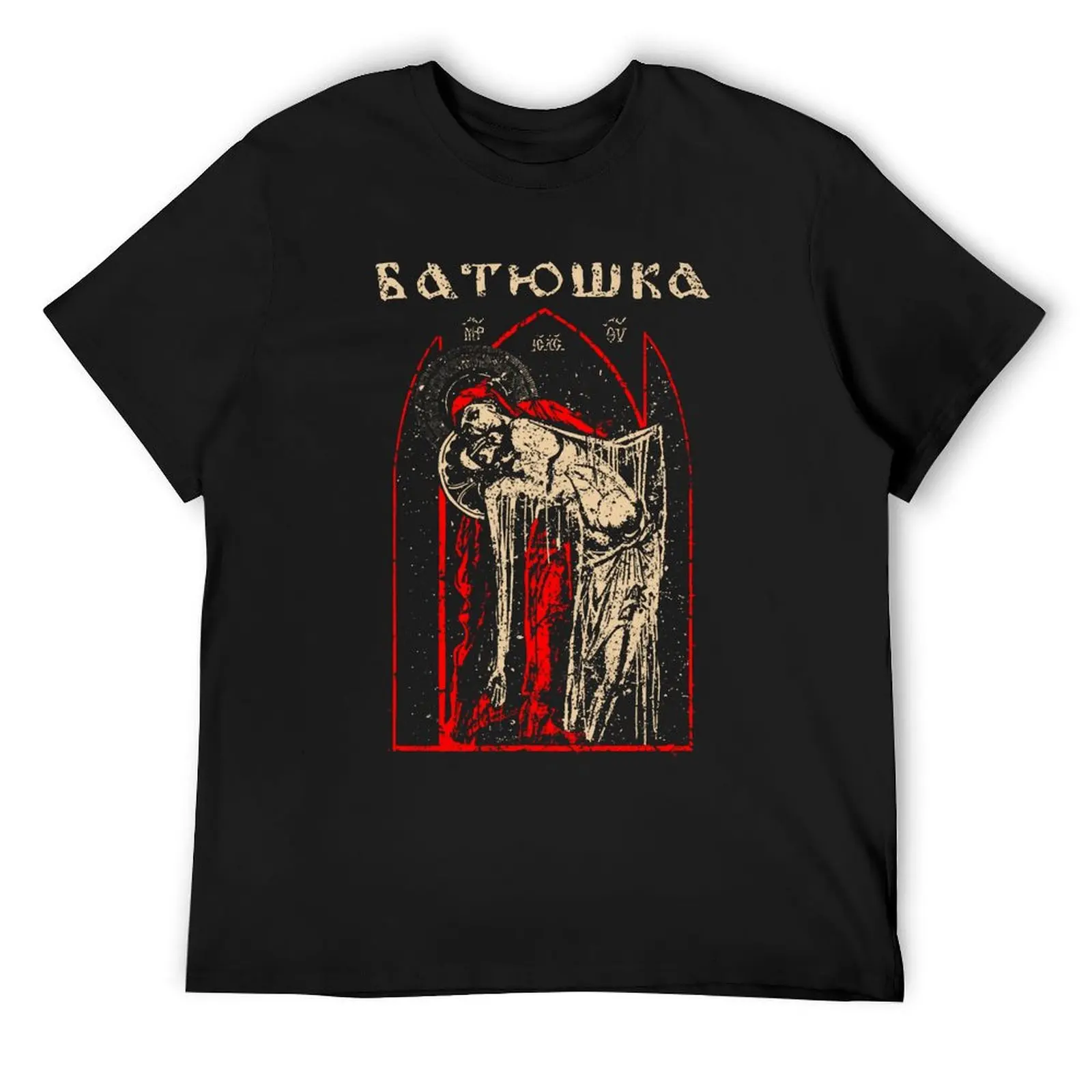 Batushka - Батюшка - Yekteniya Classic Old School Black Metal T-Shirt летняя одежда аниме облегающие футболки для мужчин