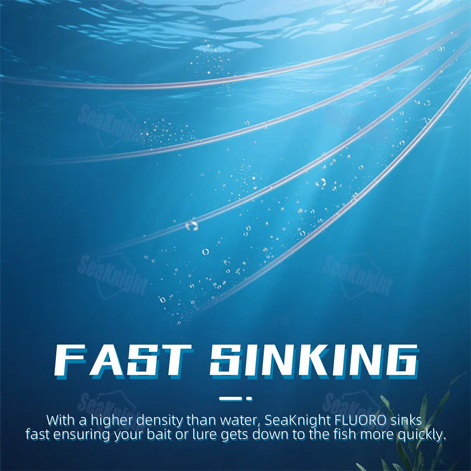 SeaKnight Marken-Angelschnur der SK-Serie, 100M/50M, 100% Fluorocarbon-Beschichtung, Schnell sinkende Schnur, stärker, 1,4-45,36KG – Detail 4