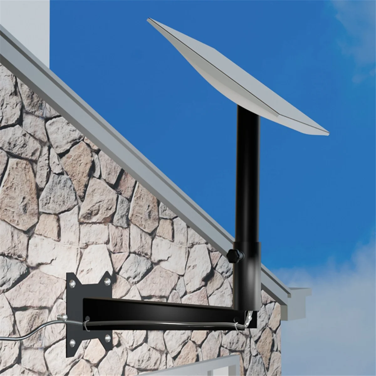 Wall Pole Roof Mount Bracket for Starlink V2,Mounting for Starlink Internet Kit Satellite,Outdoor TV Antenna Mounting image 5