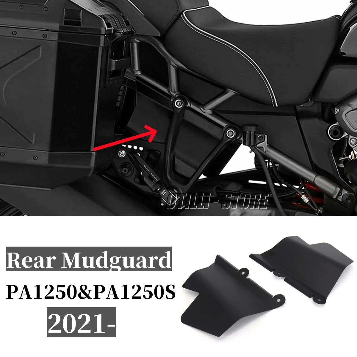 

New For Harley Pan America 1250 Special 2021 Motorcycle Rear Passenger Splash Guard Foot Side Stand Fender Cover Mudguard