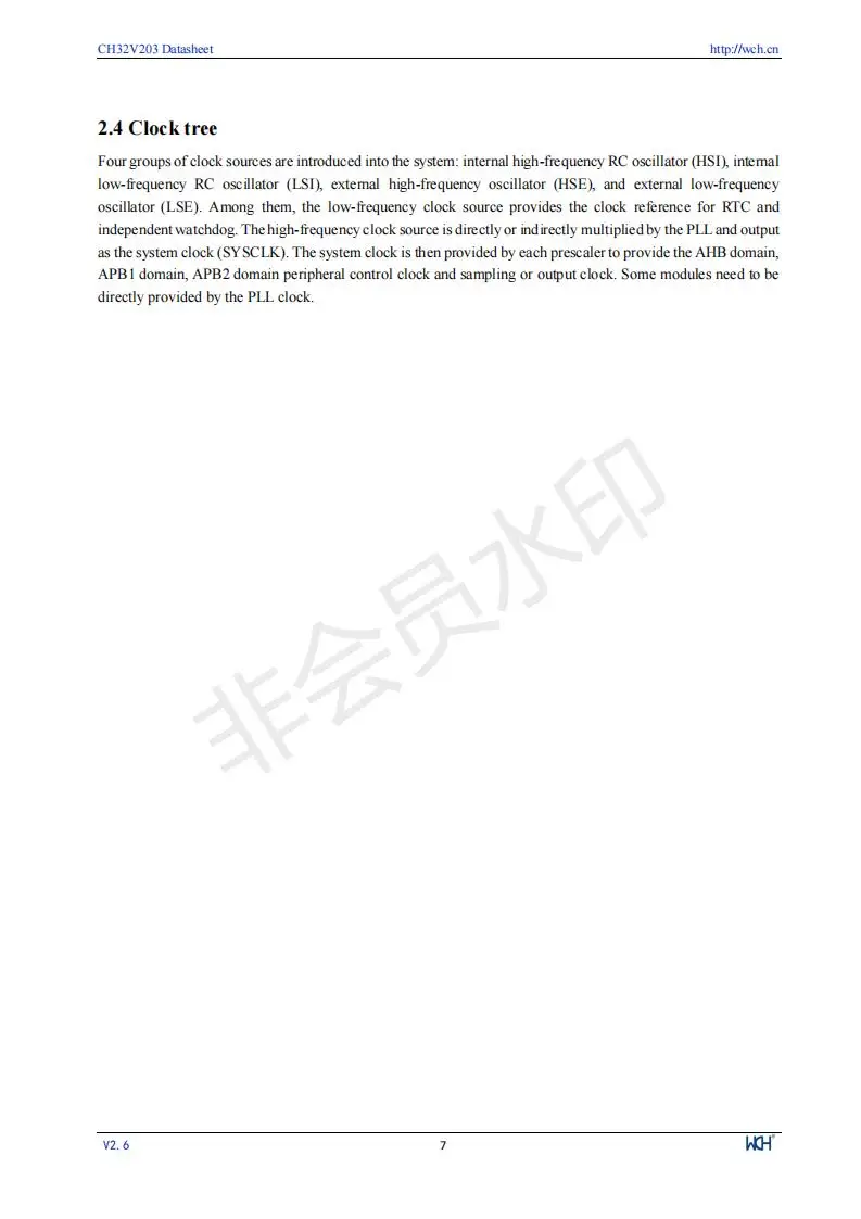 CH32V203 Industrielle 32-bit RISC-V Verbesserte MCU Low Power Mikrocontroller 10 Teile/los – Detail 9