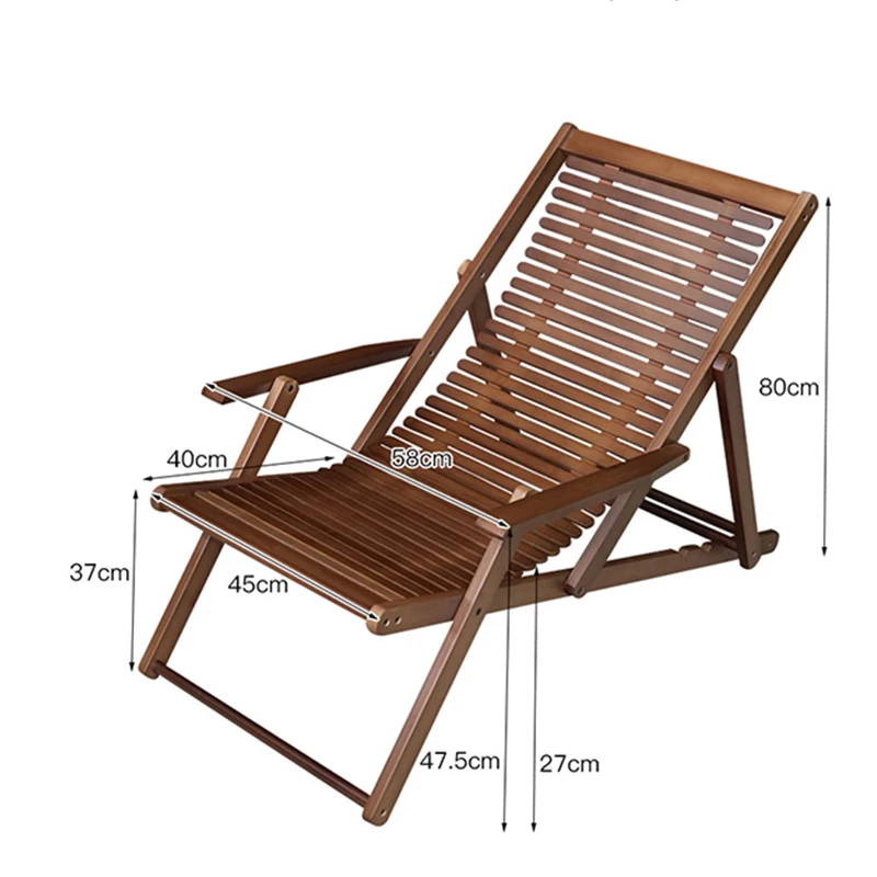 Recliner Fold Beach Chair Divan Balcony Originality Fallow Beach Chair Bamboo DESIGNERS Home Furniture Sillas Para Comedor FYBC