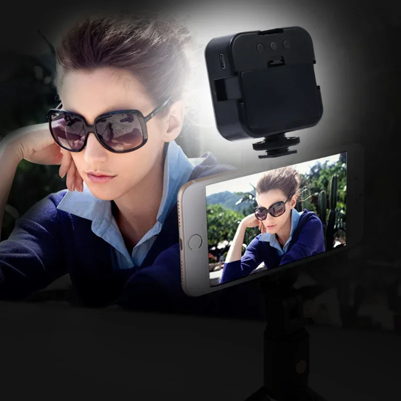 LED Fill Light Portable Mini Selfie Light for Laptop Video Conference Mobile Phone Vlog Live Broadcast Fill Lamp Photography