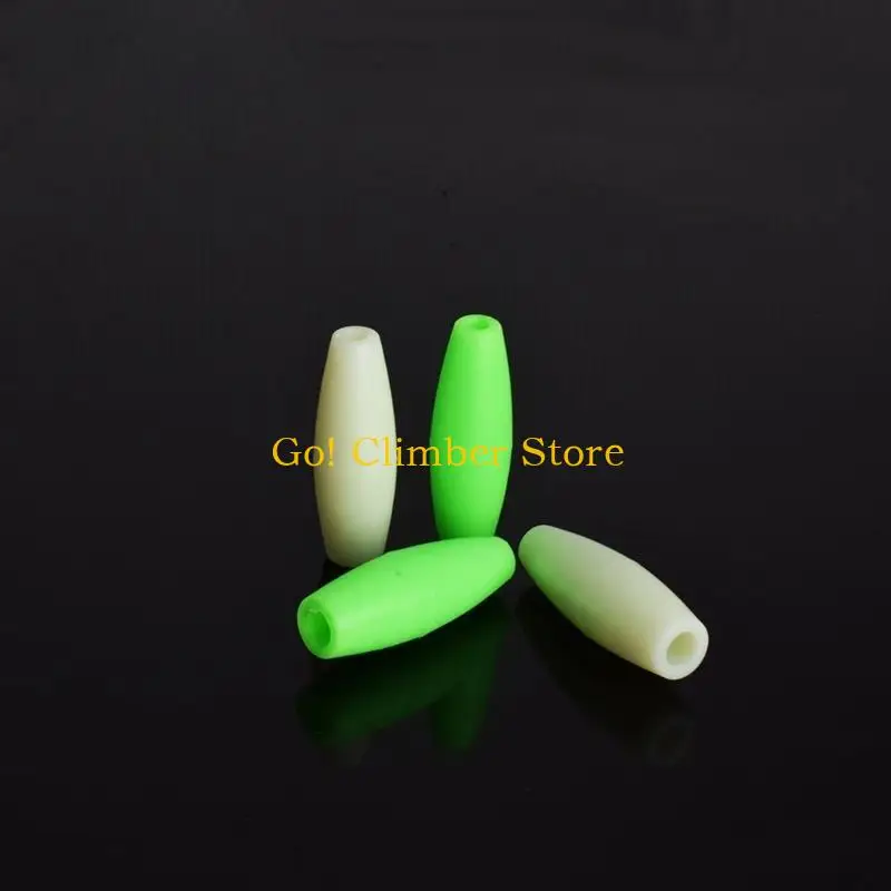 Q84C 10 قطعة توهج الصيد هوك أنابيب الحبار الطعوم كم الصيد أداة أنبوب مجوف خطاف الصيد اكسسوارات البحر الصيد معالجة