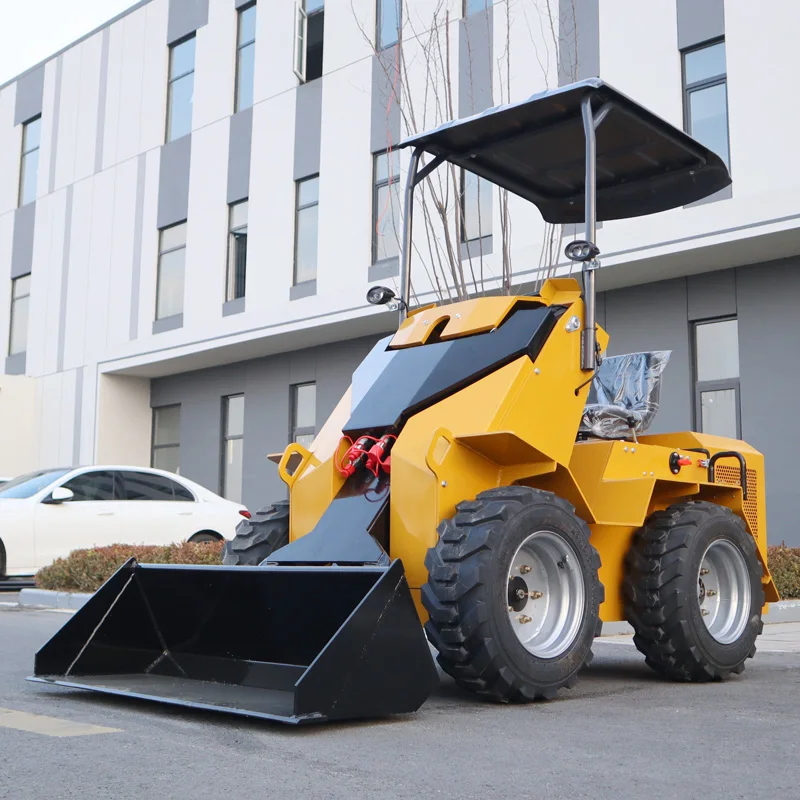 

490 Model Wheel Skid Steer Loader Diesel Powered CE Certified Customized for Heavy Duty Work